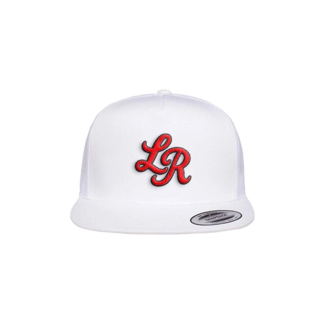 Lil’ Rebels "LR" White Snapback Cap