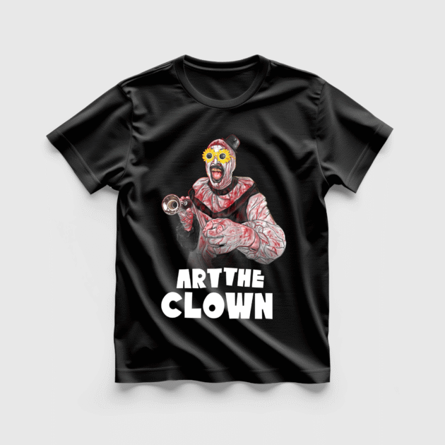 Art the Clown Black & White Shirt